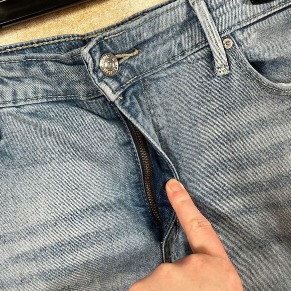 DENIZEN HIGH RISE CLASSIC CASUAL CONCERT FESTIVAL EVERYDAY DENIM MOM SHORTS - Picture 4 of 7